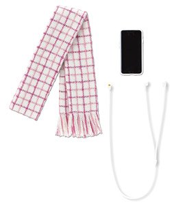 AZO2 Kina Kazuharu School Uniform Collection [Muffler & Smartphone Set] (White Check x White) (Fashion Doll)