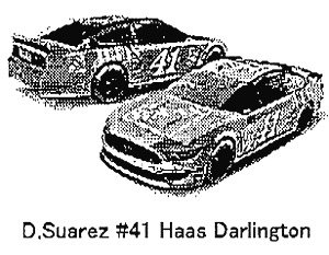 ARC Monster Energy Cup 2019 Daniel Suarez #41 Haas Darlington Mustang (ミニカー)