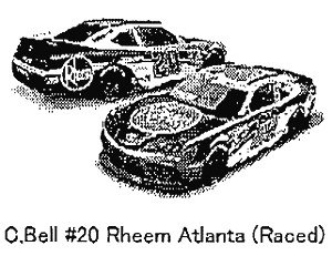 ARC Xfinity Series 2019 Christopher Bell #20 Rheem Atlanta Win Supra (Raced) (Diecast Car)