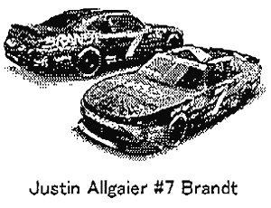 ARC Xfinity Series 2019 Justin Allgaier #7 Brandt Camaro (ミニカー)