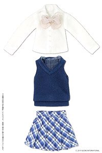 After School Set (Navy x Pink) (Fashion Doll)