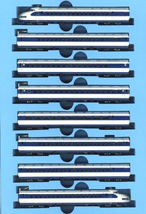 J.N.R. Shinkansen Series 0-0/0-1000 Royal Train (with Blue Line) (8-Car Set) (Model Train)