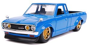 JDM TUNERS 1972 DATSUN 620 Pickup Gross Blue (ミニカー)