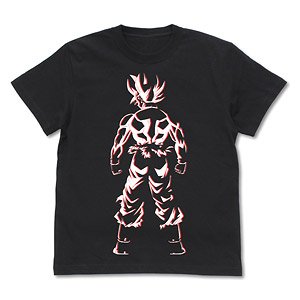 Dragon Ball Super Goku`s back T-Shirt Black L (Anime Toy)