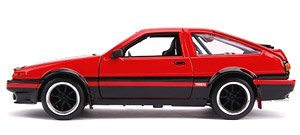 JDM Tuners 1986 Toyota Trueno AE86 Red (Diecast Car)