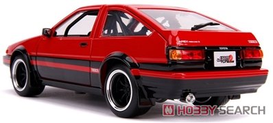 JDM TUNERS 1986 TOYOTA TRUENO AE86 RED (ミニカー) 商品画像2