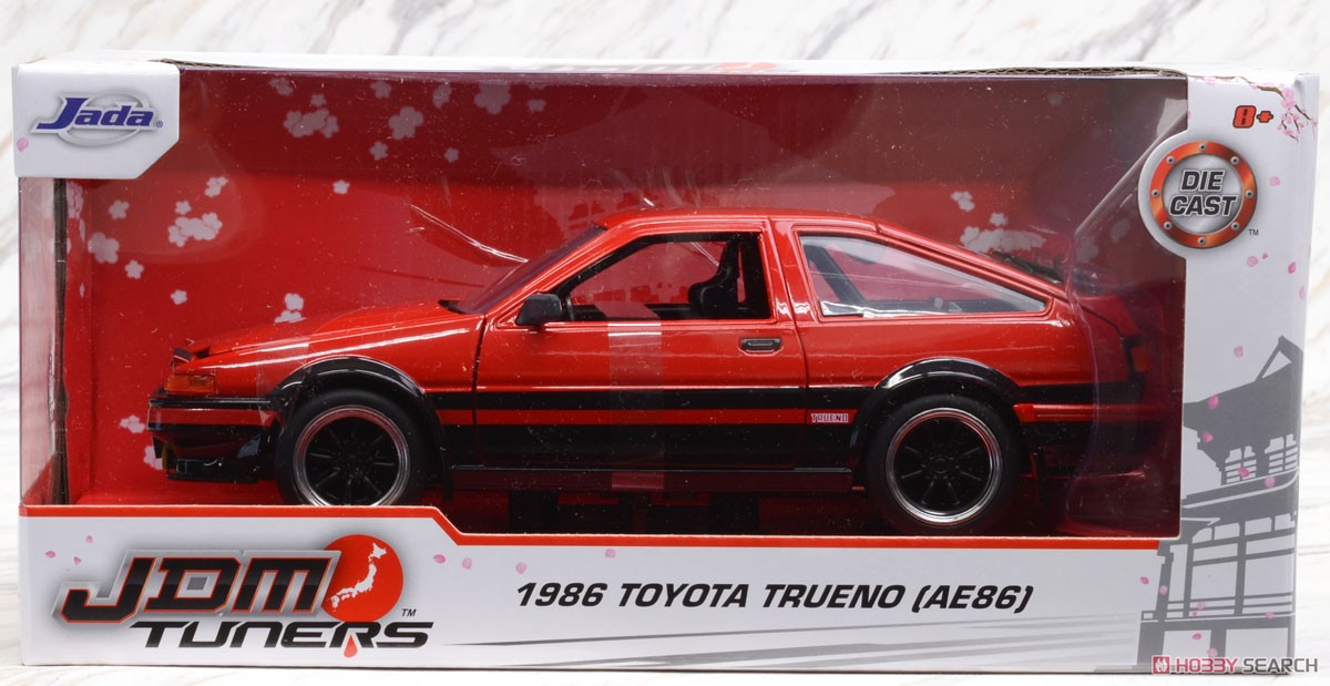 JDM TUNERS 1986 TOYOTA TRUENO AE86 RED (ミニカー) パッケージ1