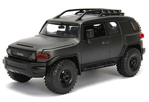 Just Trucks Toyota FJ Cruiser Primer Black (Diecast Car)