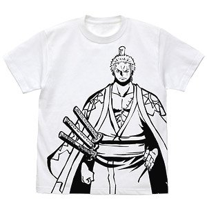 One Piece Zorojuro All Print T-shirt White M (Anime Toy)