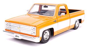 JUST TRUCKS 1985 CHEVY C-10 Stock Gross Orange (ミニカー)
