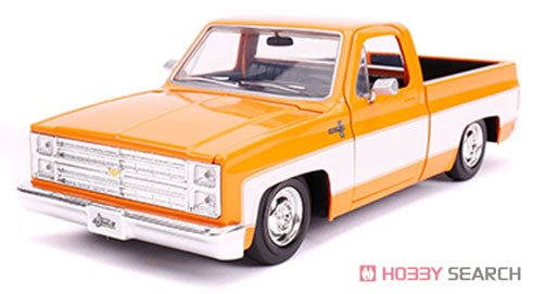 Just Trucks 1985 Chevy C-10 Stock Gross Oranger (Diecast Car) Item picture1