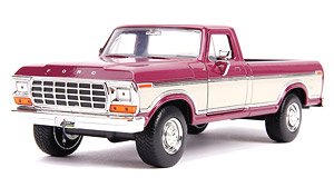 Just Trucks 1979 Ford F-150 Pickup Stock Ver Metalic Burgundy (Diecast Car)