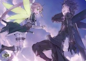 Bushiroad Rubber Mat Collection Vol.507 Dengeki Bunko Sword Art Online Fairy Dance [Kirito & Leafa] (Card Supplies)