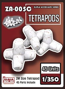 Tetrapods Set (45 Pieces) (Plastic model)