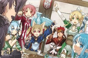 Bushiroad Rubber Mat Collection Vol.525 Dengeki Bunko Sword Art Online Early and Late Assembly Illust Ver. (Card Supplies)