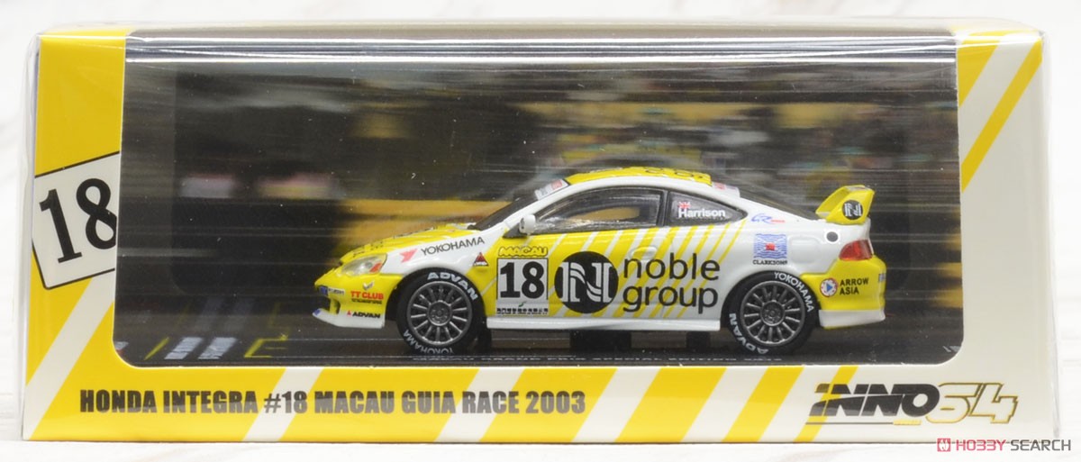 Honda Integra Type-R DC5 #18 Macao GP 2003 S Harrison (Diecast Car) Package1