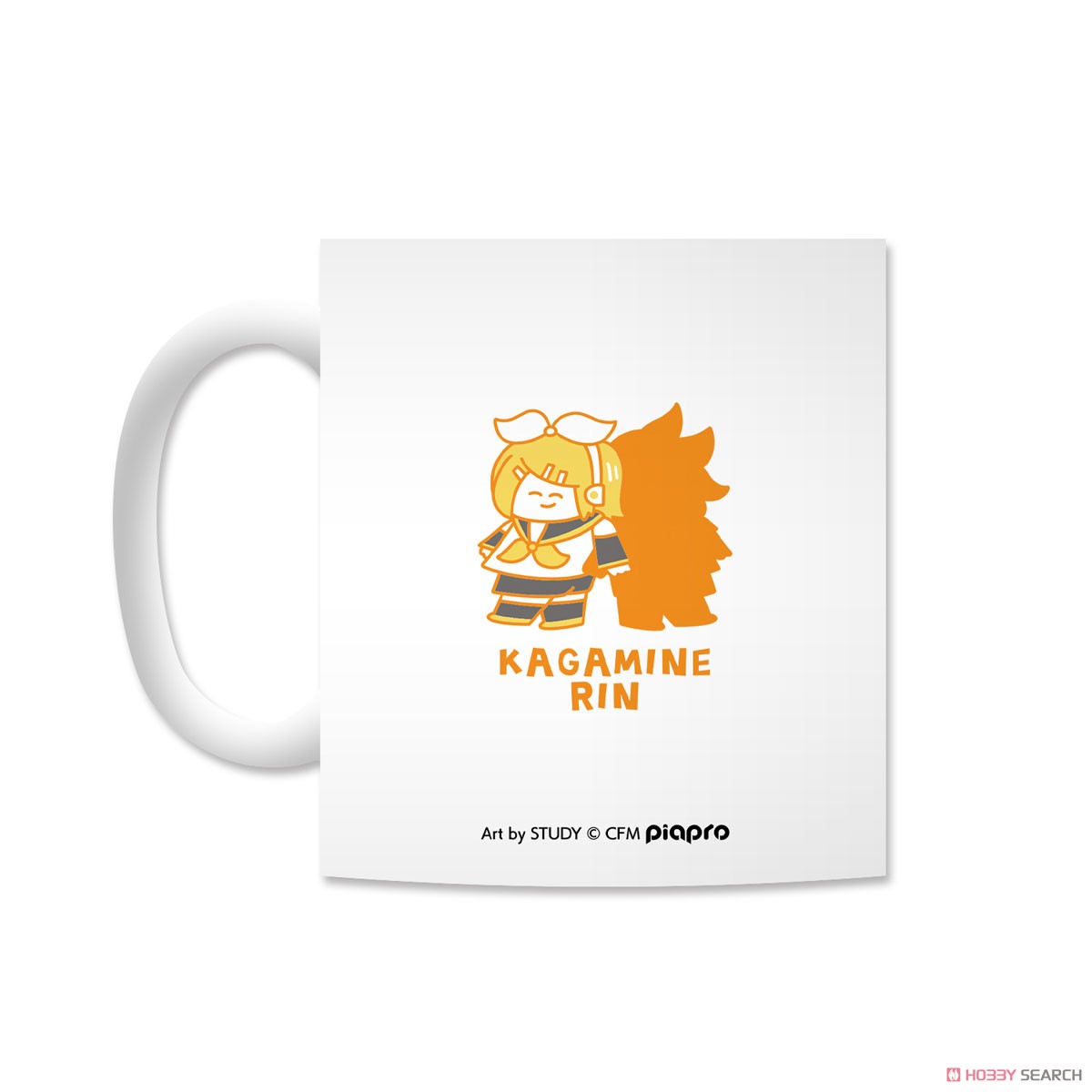 Piapro Characters Kagamine Rin Art by Study Mug Cup (Anime Toy) Item picture2