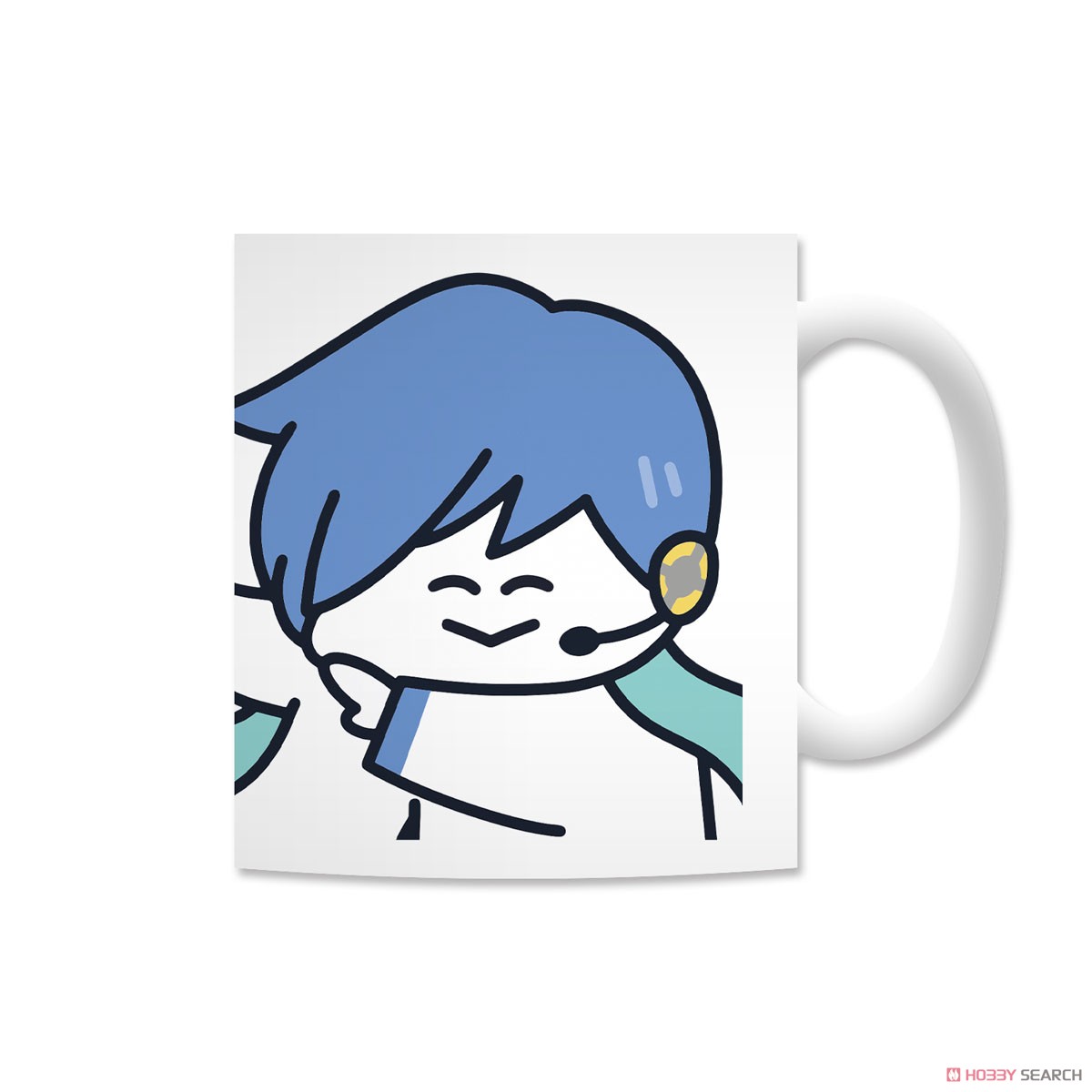 Piapro Characters Kaito Art by Study Mug Cup (Anime Toy) Item picture1