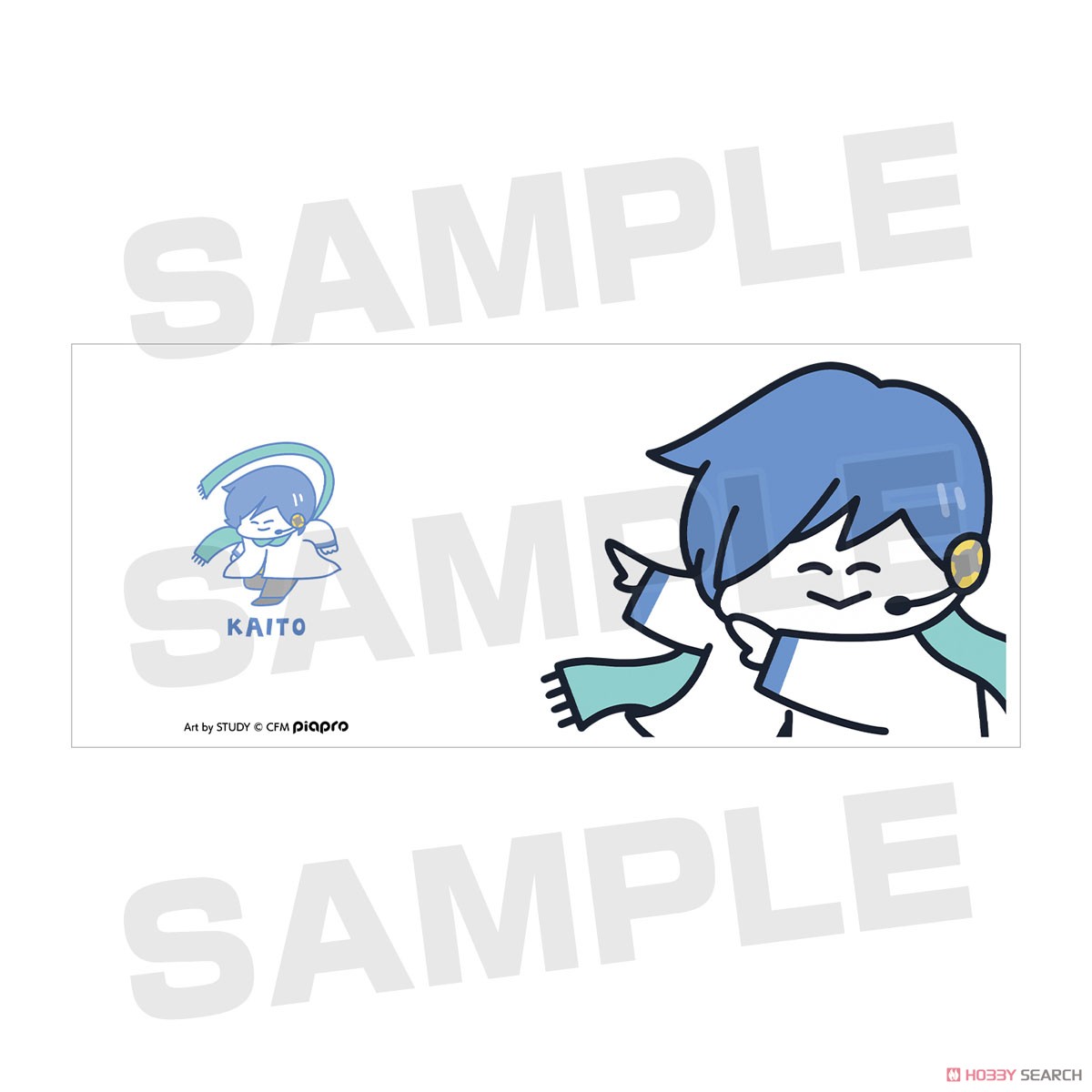 Piapro Characters Kaito Art by Study Mug Cup (Anime Toy) Item picture3