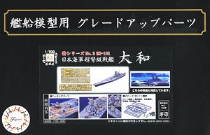 Photo-Etched Parts for IJN Battle Ship Yamato (w/2 pieces 25mm Machine Cannan) (Plastic model)