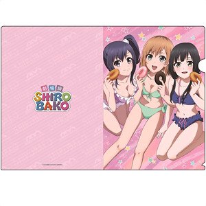 Shirobako the Movie A4 Clear File Assembly A (Doughnut x Swimwear) (Anime Toy)