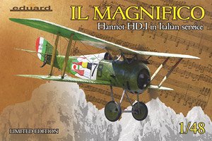 IL Magnifico Hanriot HD.I in Italian Service Limited Edition (Plastic model)