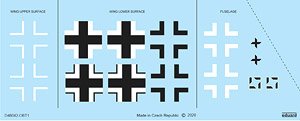 Bf109G-10 Erla National Insignia (for Eduard) (Decal)