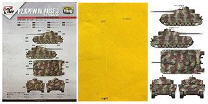 Camouflaged Masking Sheet B for German Pz.kpfw.IV (Plastic model)