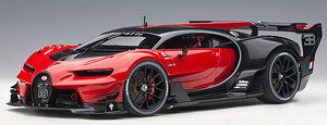 Bugatti Vision Gran Turismo (Red / Black Carbon) (Diecast Car)