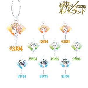 The Promised Neverland Trading Ani-Art Yurayura Acrylic Key Ring (Set of 9) (Anime Toy)