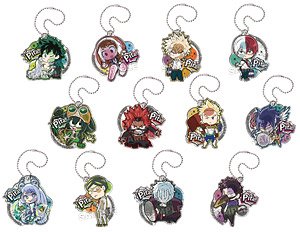 Pita! Deformed My Hero Academia GO!! Acrylic Key Ring (Set of 12) (Anime Toy)