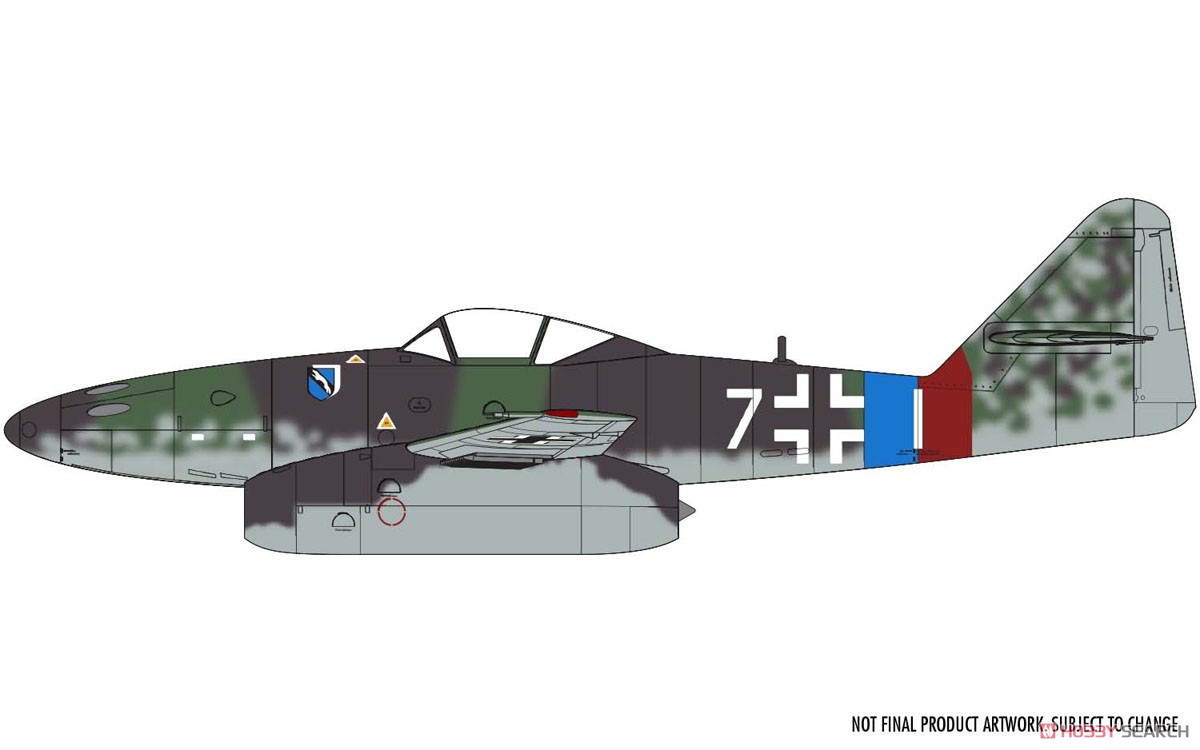 メッサーシュミット Me262A-2a `シュトゥルムフォゲル` (プラモデル) 塗装1