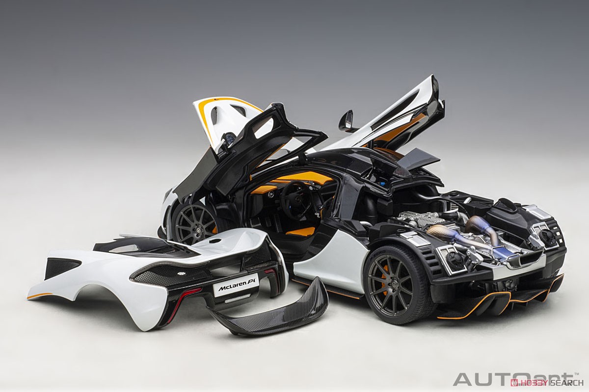 McLAREN P1 (White / Orange Accent) (Diecast Car) Item picture6