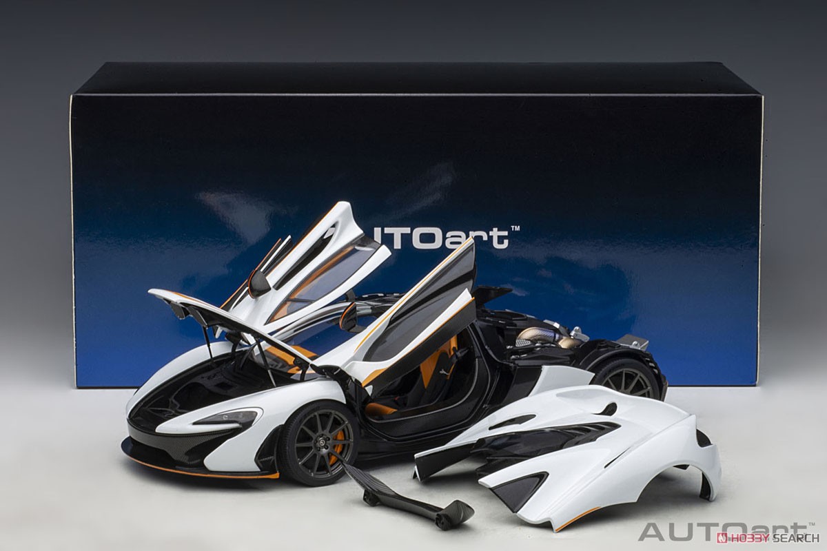 McLAREN P1 (White / Orange Accent) (Diecast Car) Item picture7