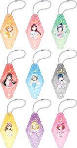 Love Live! Sunshine!! Motel Style Acrylic Key Ring Collection Pajama (Set of 9) (Anime Toy)