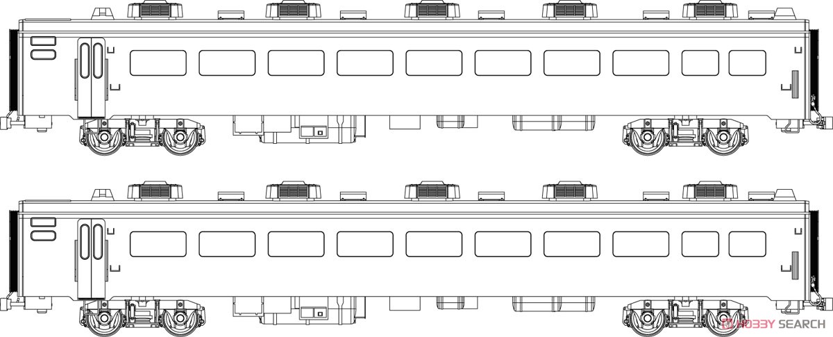 16番(HO) サロ東 増結2両セット (増結・2両セット) (塗装済み完成品) (鉄道模型) その他の画像1