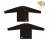 メイドインアビス 深き魂のロングTシャツ ブラック (2) (L) (キャラクターグッズ) 商品画像1