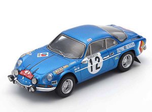 Alpine A110 No.12 Monte Carlo Rally 1971 B.Darniche C.Robertet (ミニカー)