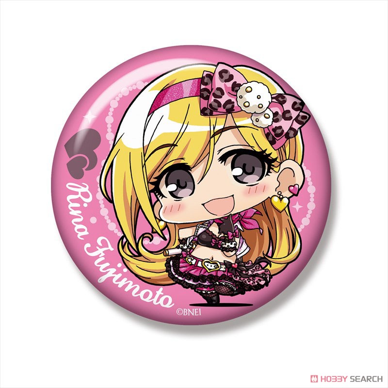 Minicchu The Idolm@ster Cinderella Girls Can Key Ring Rina Fujimoto Lovely Heart Ver. (Anime Toy) Item picture1