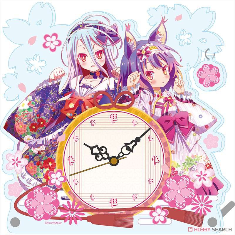 No Game No Life Zero Wa-Lolita Ver. Acrylic Table Clock (Anime Toy) 商品画像1