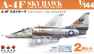 A-4F Skyhawk `Lady Jessie/Blue Tail Flies` (Set of 2) (Plastic model)