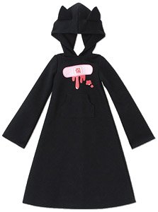 AZO2 Yamikawa * Nekomimi Hood One-piece Dress (Black) (Fashion Doll)