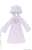 PNS Yamikawa * Nekomimi Hood One-piece Dress (Purple) (Fashion Doll) Item picture1