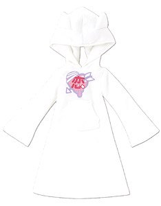 PNS Yamikawa * Nekomimi Hood One-piece Dress (White) (Fashion Doll)