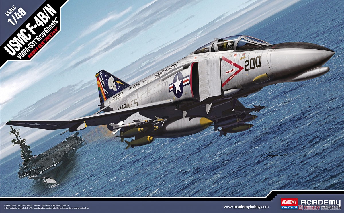F-4B/N ファントムII `VMFA-531 グレイゴースト` (プラモデル) パッケージ1