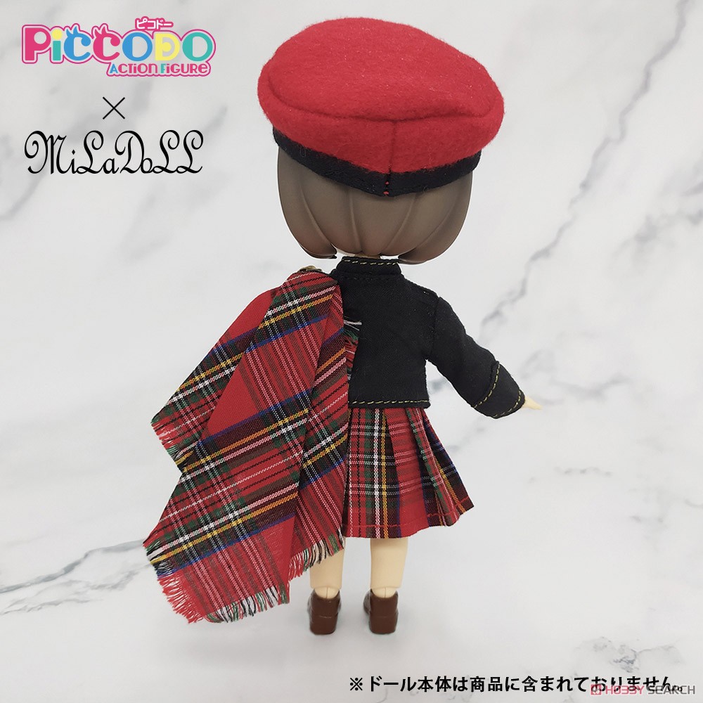 Piccodo x Miladoll Doll Clothes Set B Quilt Costume (Fashion Doll) Other picture2