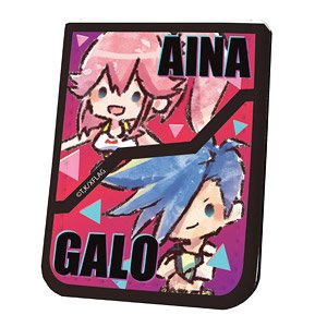 Leather Sticky Notes Book [Promare] 04 Aina & Galo (GraffArt) (Anime Toy)