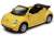 Volkswagen New Beetle Convertible Yellow (Diecast Car) Item picture1