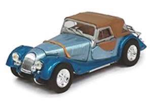 Morgan Plus 8 Soft Top Blue (Diecast Car)