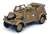 KDF Type 82 AK Open Sand Yellow (Diecast Car) Item picture1